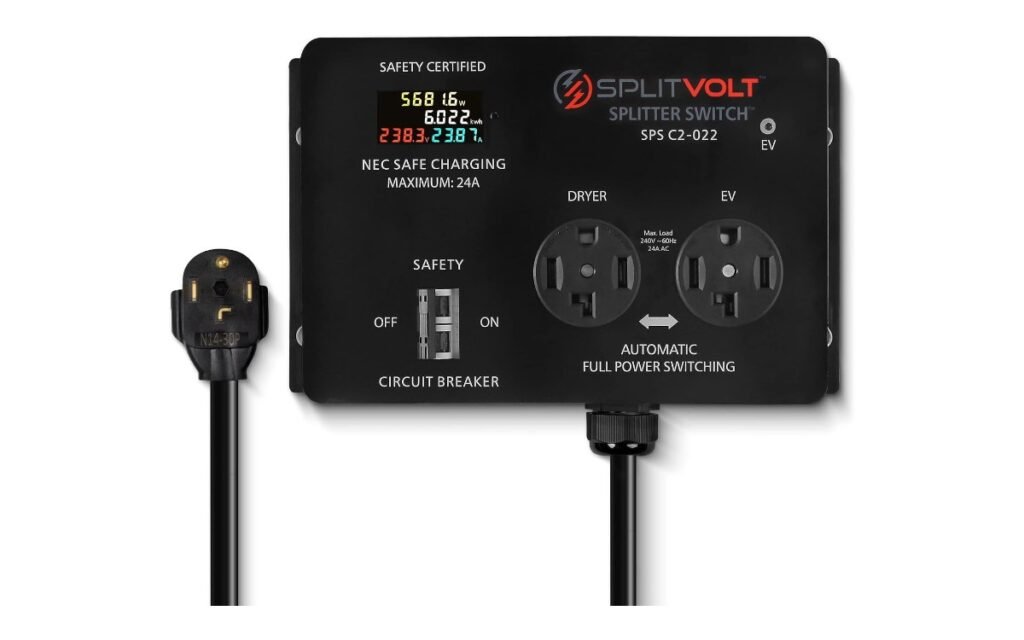Splitvolt Splitter Switch Review: EV Charging From a Dryer Outlet